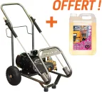 Nettoyeur haute pression triphasé électrique + nettoyant carrosserie 5 L