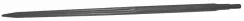 Doigt fourche nervuré 36 x 1100 mm filetage 22 mm