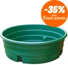 Bac de pâture polyéthylène rond 1000 L | LA GÉE - LA GEE