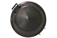 COUVERCLE POUBELLE NOIR 80L