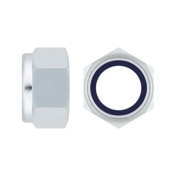 Ecrou hexagonal autofreiné 8 zingué D22 X60