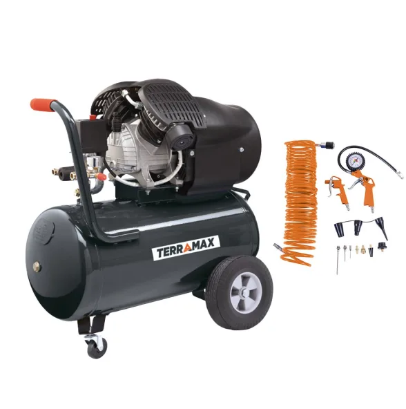 Compresseur monophasé 50 L 10 Bar 3 CV - TERRAMAX - Image n°1