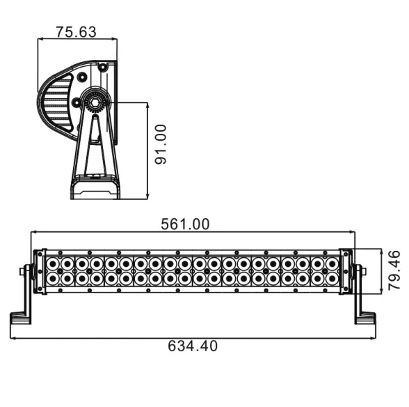 Barre d'éclairage LED 72 W - Image n°4