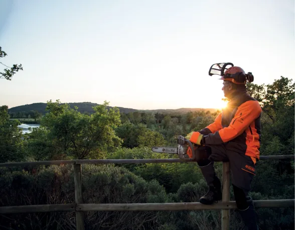 Tronçonneuse élagueuse thermique 35,1 cc GST 360 | OLEO-MAC - OLEO MAC - Image n°7