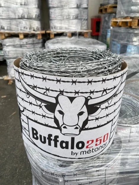 Fil barbelé zinc aluminium 1,7 mm 4 picots 250 m | MENATOR - METANOR - Image n°6