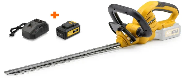 Taille haies à batterie TGTH4060BL + chargeur + batterie | TIGARA - Image n°1