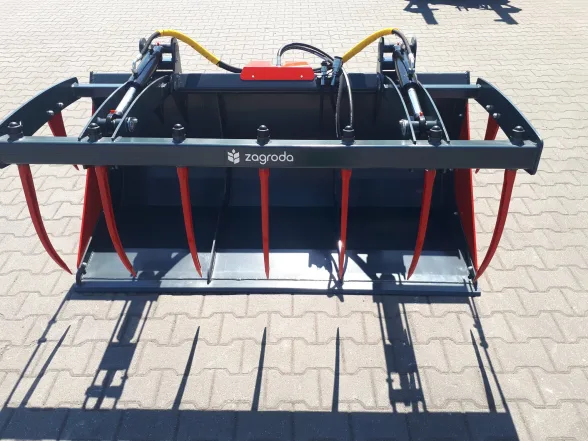 Godet à grappin RX avec vérins hydrauliques 2,20 m | ZAGRODA - Image n°3