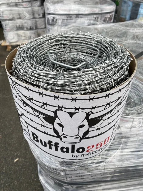 Fil barbelé zinc aluminium 1,7 mm 4 picots 250 m | MENATOR - METANOR - Image n°4