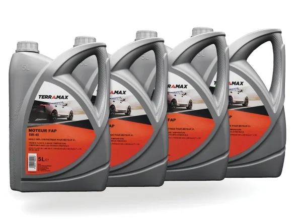 HUILE MOTEUR SYNT 5W40 5L - TERRAMAX - Image n°1