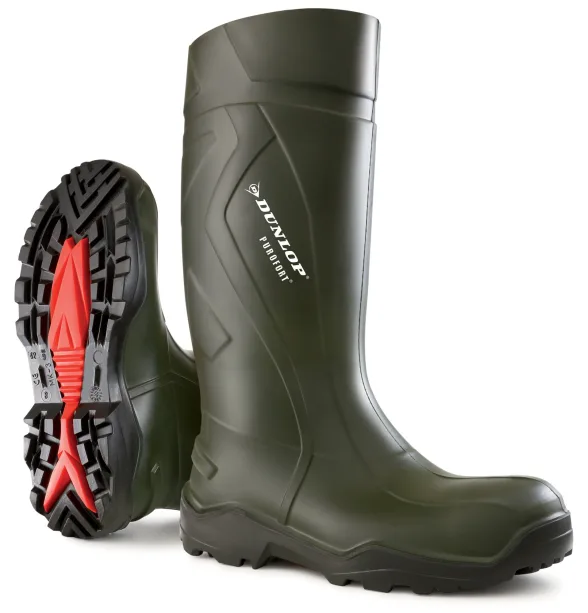 Bottes de travail PUROFORT+ vert | DUNLOP - Image n°1
