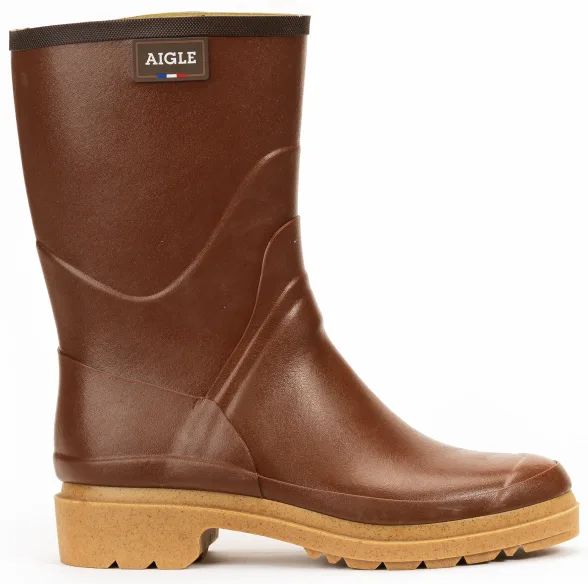 Bottes caoutchouc naturel BISON 2 ambre | AIGLE - Image n°2