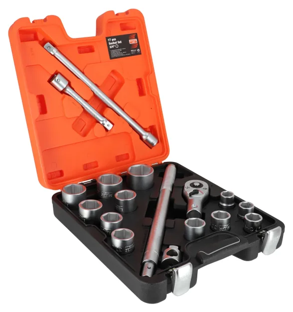 Douilles 6 pans 3/4'' 17 pièces | BAHCO