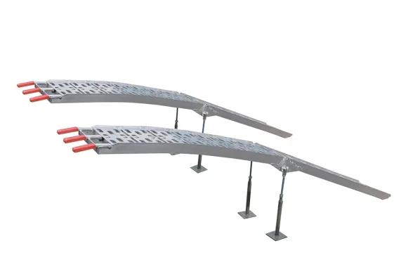 RAMPE COURBEE PLI ALU 910KG 228 X2