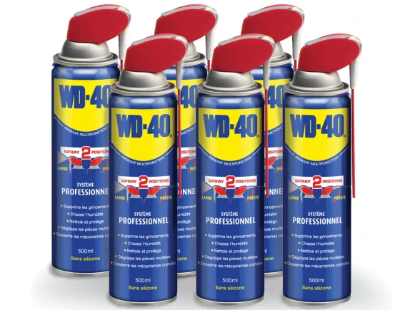 DEGRIPPANT WD40 5 FONCTIONS 500ML - Image n°1