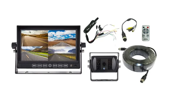 Kit moniteur 7 AHD QUAD + caméra IP69K | ID.CAM