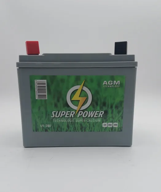 Batterie tondeuse AGM 28AH/280A 12V +G