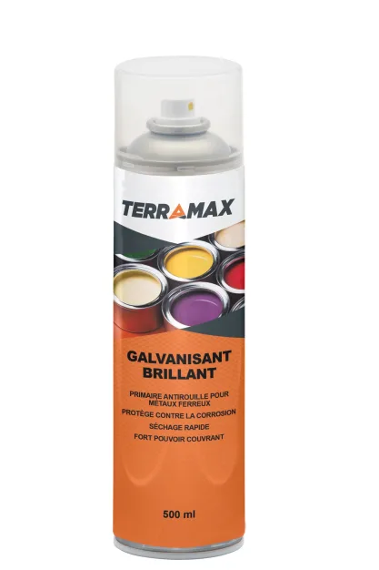 Galvanisant gris brillant 500 ml | TERRAMAX