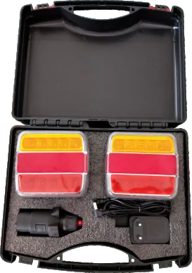 Kit d'éclairage LED sans fil aimanté 12 V - Image n°1