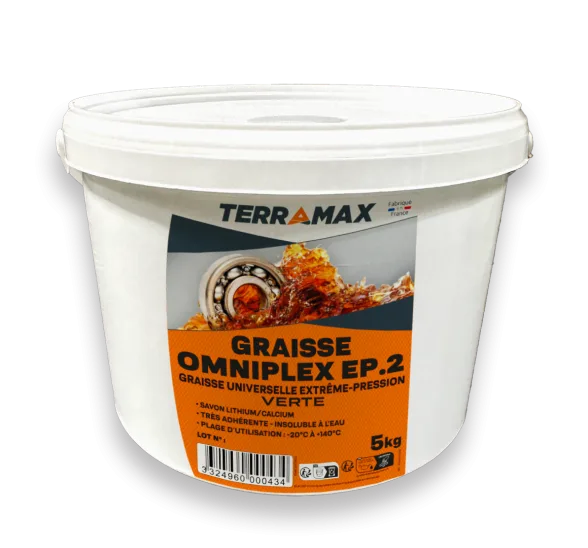 GRAISSE OMNIPLEX EP2 VERTE 5KG - TERRAMAX - Image n°2