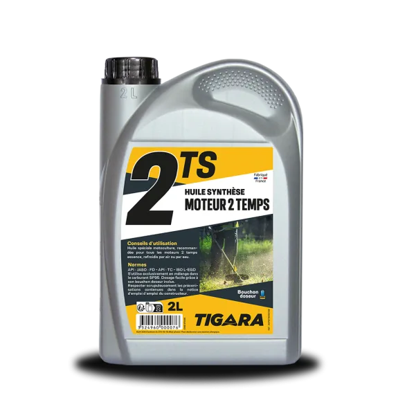 Huile moteur 2 temps synthétique 2 L | TIGARA - Image n°2