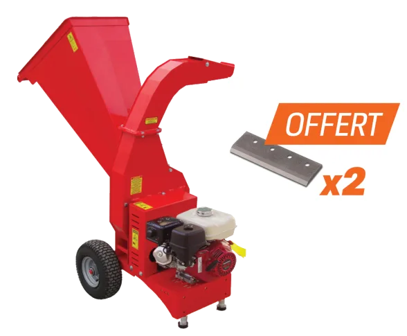 Broyeur végétaux thermique 389 cc SCUTUM GX390 | DEL MORINO - Image n°1