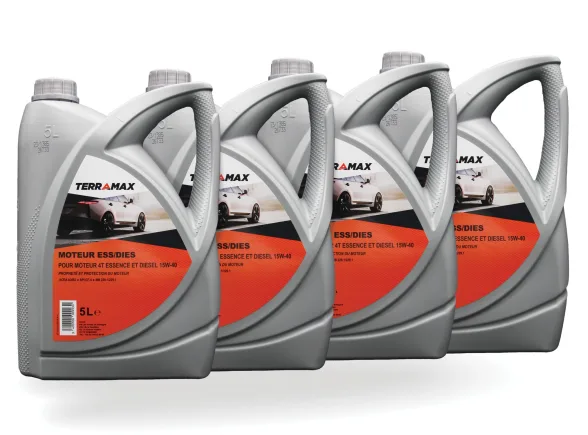 HUILE MOTEUR ESS/DIES 15W40 5L - TERRAMAX - Image n°1
