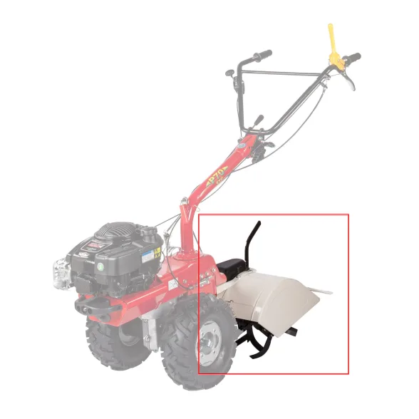 Fraise arrière pour porte outils P70 EVO | EUROSYSTEMS - Image n°3