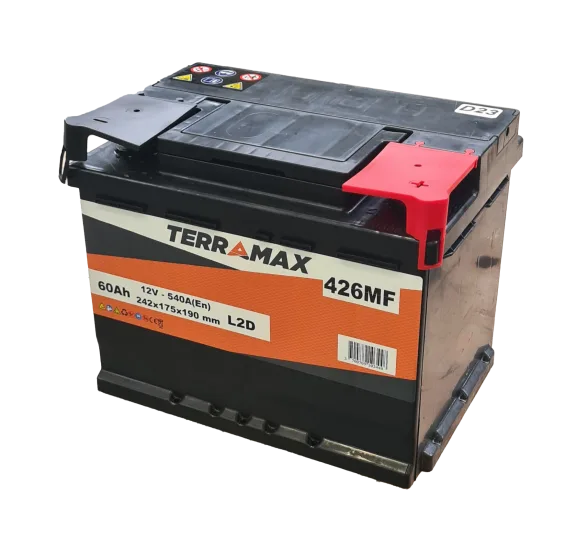 Batterie de tracteur agricole 60 Ah/540 A 12V +D | TERRAMAX