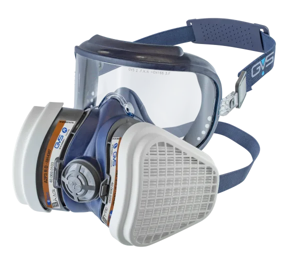 Lunettes de protection et masque respiratoire filtre P3 | GVS