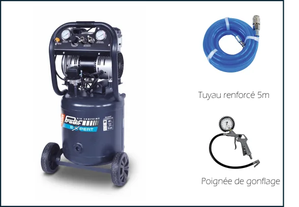 COMPRESSEUR MONO 40L 8B 2CV - PRODIF EXPERT - Image n°2