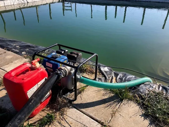 MOTOPOMPE EAUX CLAIRES 196CC 3KW - RENSON - Image n°5