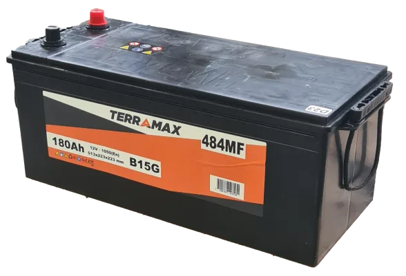 Batterie de tracteur agricole HD 180Ah 1050A 12V +G | TERRAMAX